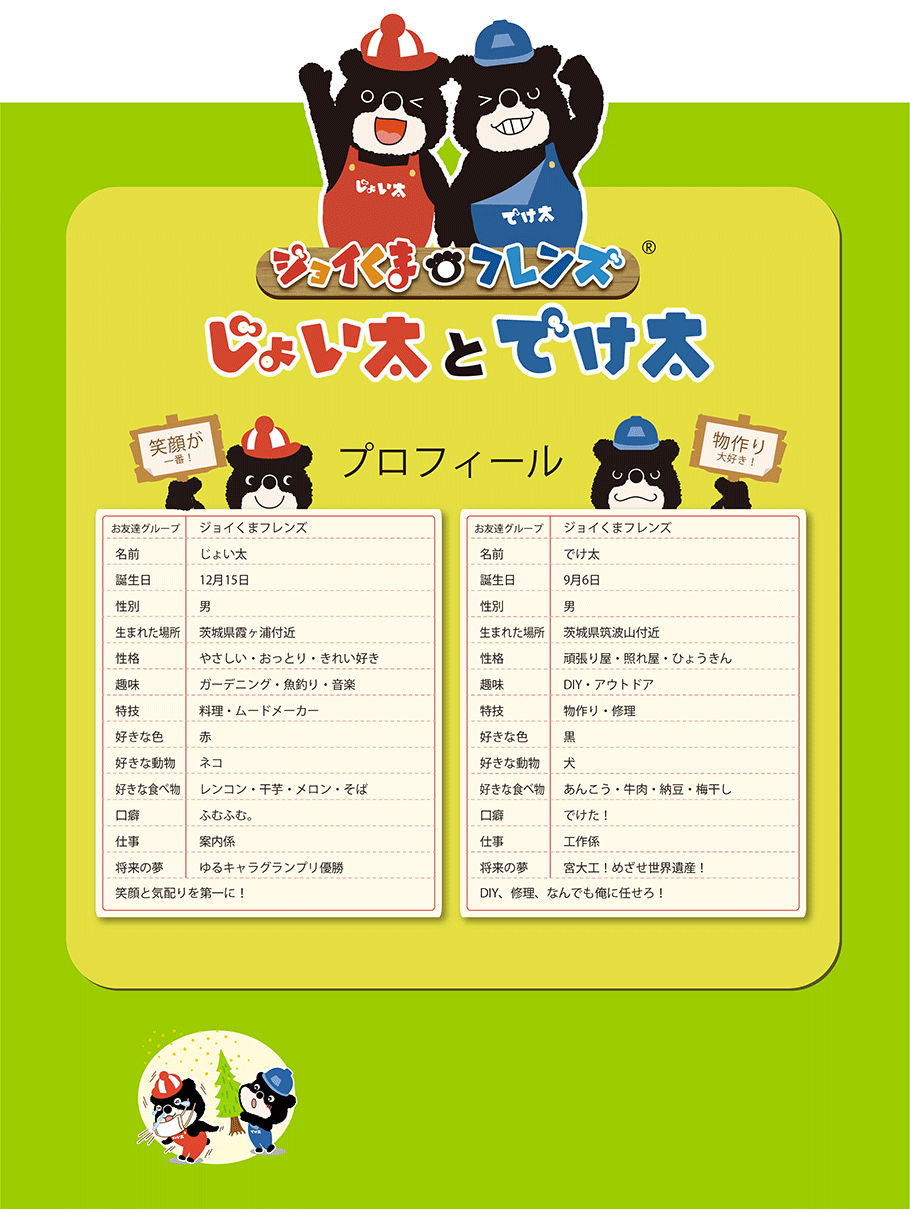 じょい太とでけ太 Lineスタンプ第6弾 春編 株式会社ジョイフル本田