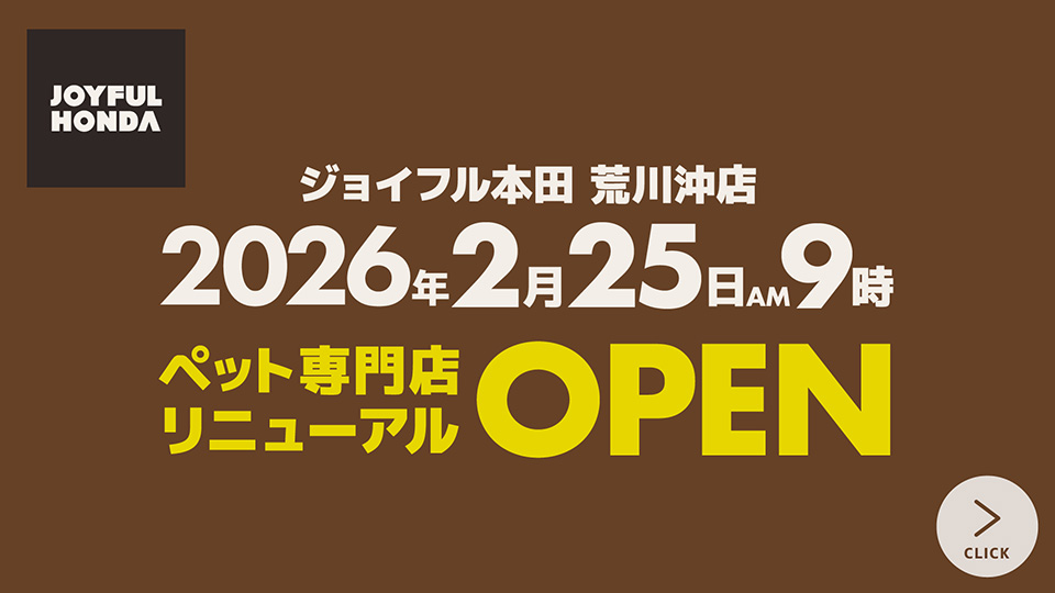 荒川沖店　ペット専門店ニューアルオープン